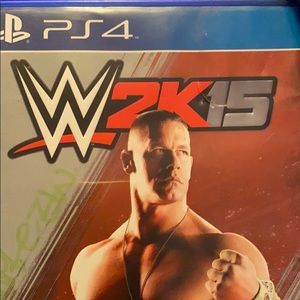 W2K15 game for PS4